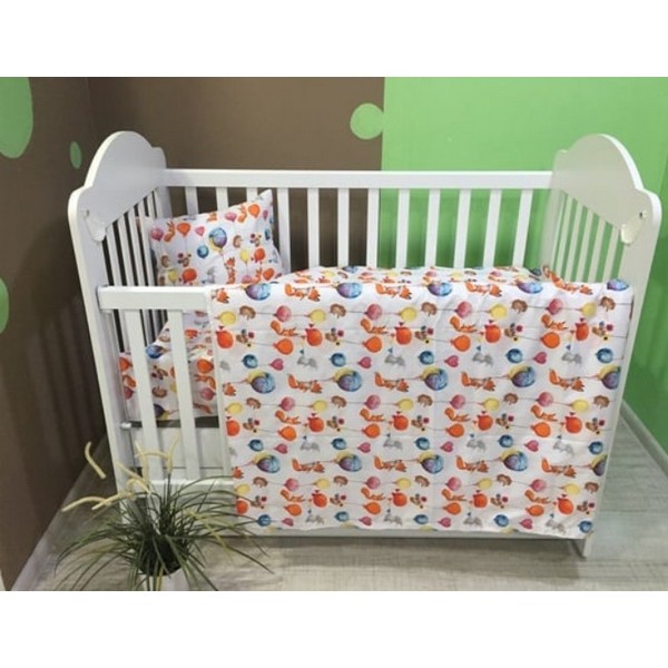 Продукт Galix Зоо парти - Детски спален комплект, 3 части - 0 - BG Hlapeta